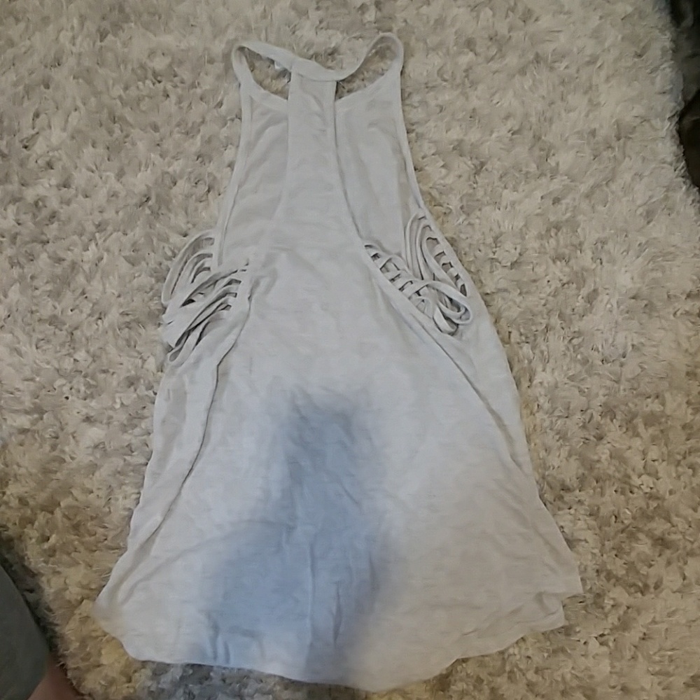 Grey Cut out tank